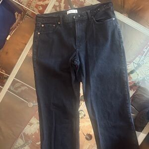 Abercrombie & Fitch Charcoal Low Rise Jeans